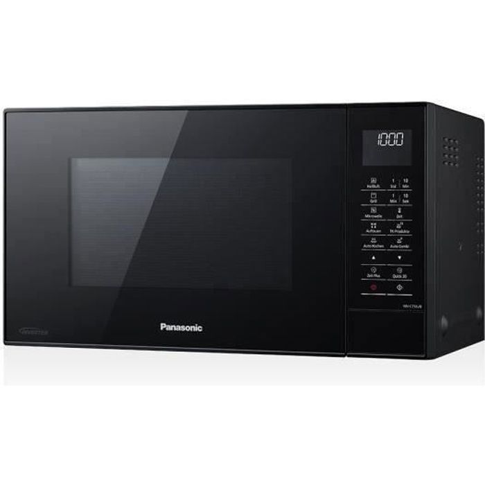 Panasonic NN-CT56, Comptoir, Micro-onde combiné, 27 L, 1000 W, boutons, Noir