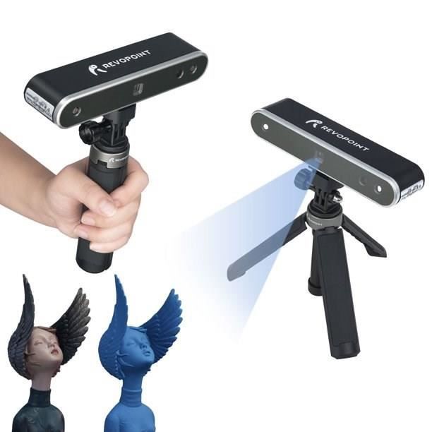 Revopoint POP 2 Scanner 3D Précision de 0,05 mm Vitesse de balayage de 10 FPS Scanner 3D portable pour l'impression 3D POP2 Standard
