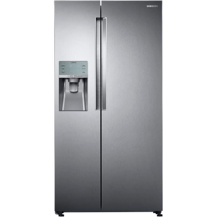 SAMSUNG RS58K6537SL-Réfrigérateur américain-575 L (395 + 180 L)-Froid ventilé intégral-A+-L 90,8 x H182,5 cm-Inox premium