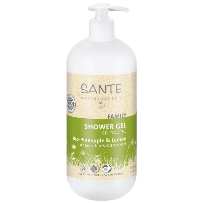 SANTE Gel douche ananas BIO et citron - 950 ml