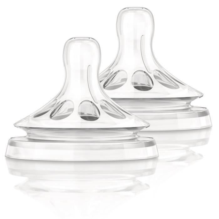 PHILIPS AVENT SCF651/27 2 Tétines Débit Nouveau-Né