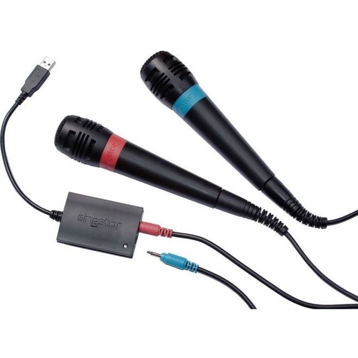 Sony - Micros Singstar filaires + récepteur pour PS2/PS3 Occasion [ PS3