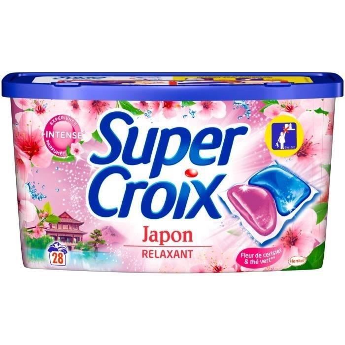 SUPER CROIX Lessive Duo-Caps Japon - 28 doses