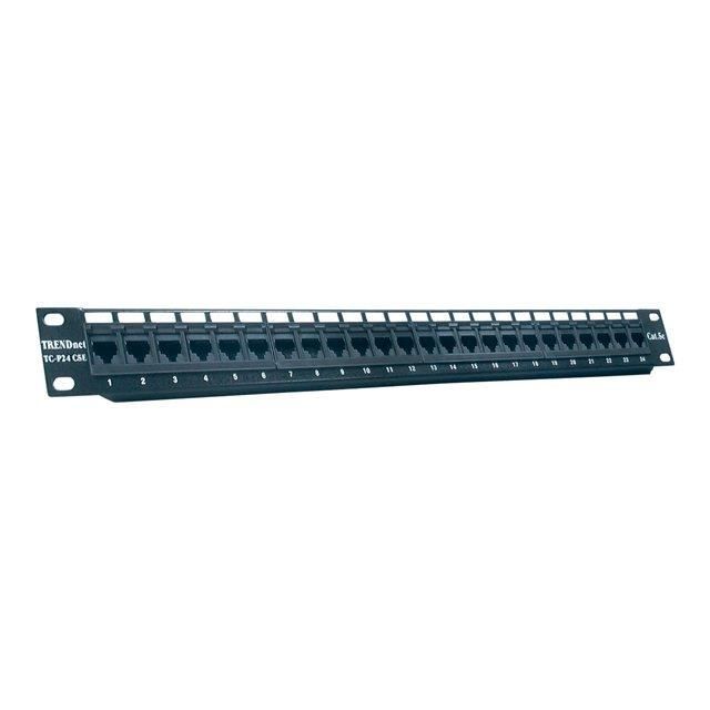 TRENDNET Network Pièce pour panneau TC-P24C5E - 24 Ports - 24 x RJ-45 - 24 x RJ-11