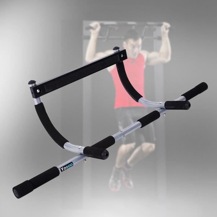 Barres de Traction Barre de Fitness Fixation plafond Exercices Pull Up Bar VGEBY2