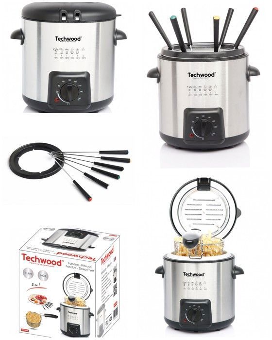 Techwood Friteuse et appareil fondue 2 en 1 - vue 3