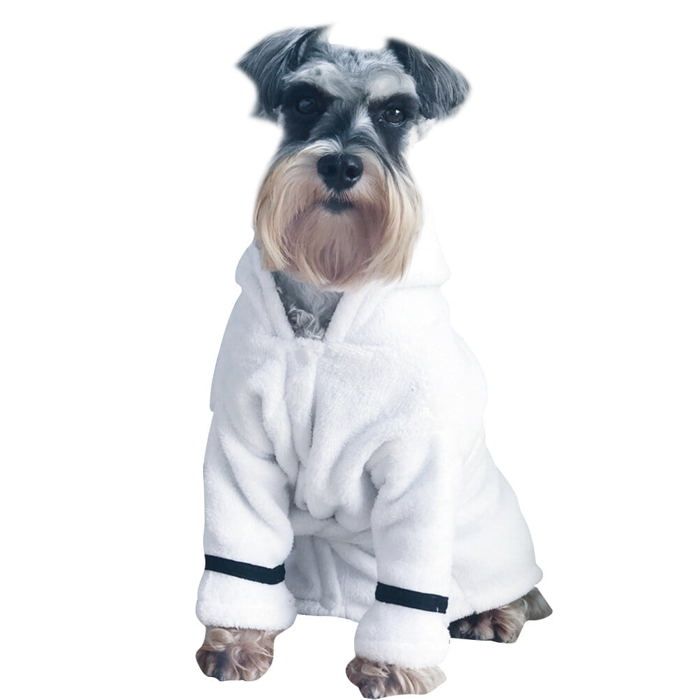 Comparer les prix de Peignoir créatif pour chien, peignoir très absorbant, séchage rapide, pyjama chaud pour animaux, peignoir à capuche pour chien e