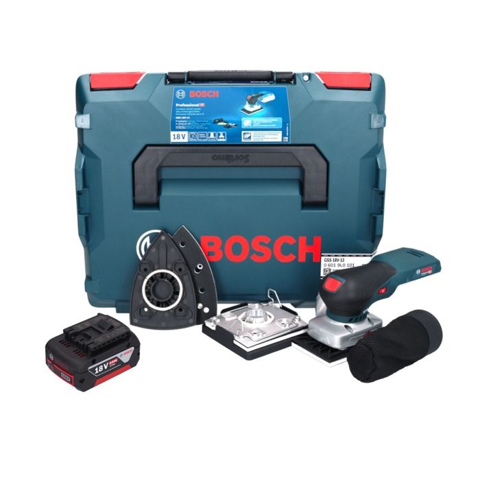 Ponceuse vibrante sans fil Bosch Professional GSS 18V 13 Batterie 5 0 Ah Légère et maniable