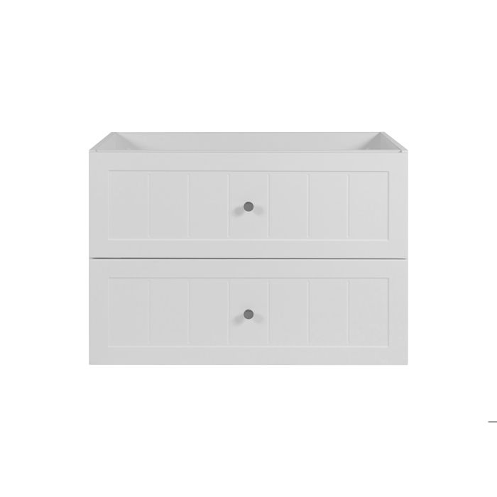 Meuble sous lavabo classique  blanc  80 x 57 x 46 (cm)