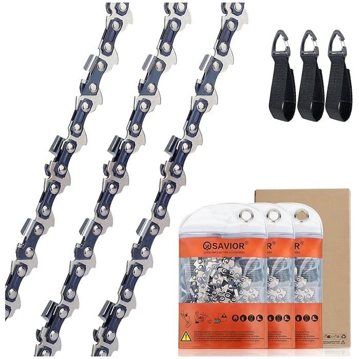 Chaine Tronconneuse 325 72 Maillons SAUTOIR - COLLIER,--3 Pièces 14 Pouces 50 Maillons'entraînement Lame De Chaine Tronconneuse 45 Cm Chaine Tronconneuse 325 72 Maillons SAUTOIR - COLLIER,--3 Pièces 14 Pouces 50 Maillons'entraînement Lame De Chaine Tronconneuse 45 Cm