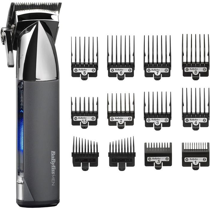 Tondeuse BABYLISS Super X Metal Sans fil Lames en acier japonais Autonomie 3h