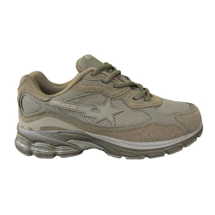AMERICAN COLLEGE AMERICAN COLLEGE - Baskets - kaki - Kaki - 41 - Chaussures Homme