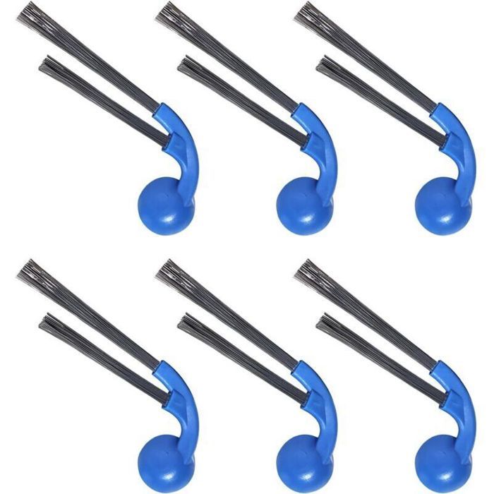 Lot de 6 Brosses Latérales pour Aspirateur Robot Ecovacs Deebot T80 T30 X8 Omni