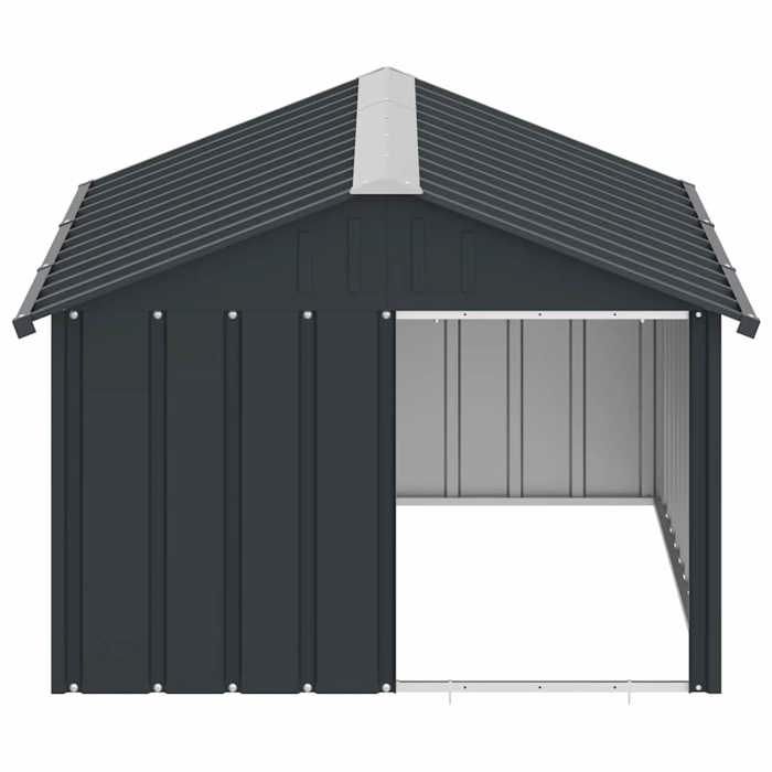Pet®Anthracite Niche pour chien Anthracite 1165x153x815 cm - robuste et durable - Acier galvanisé 7_9904475