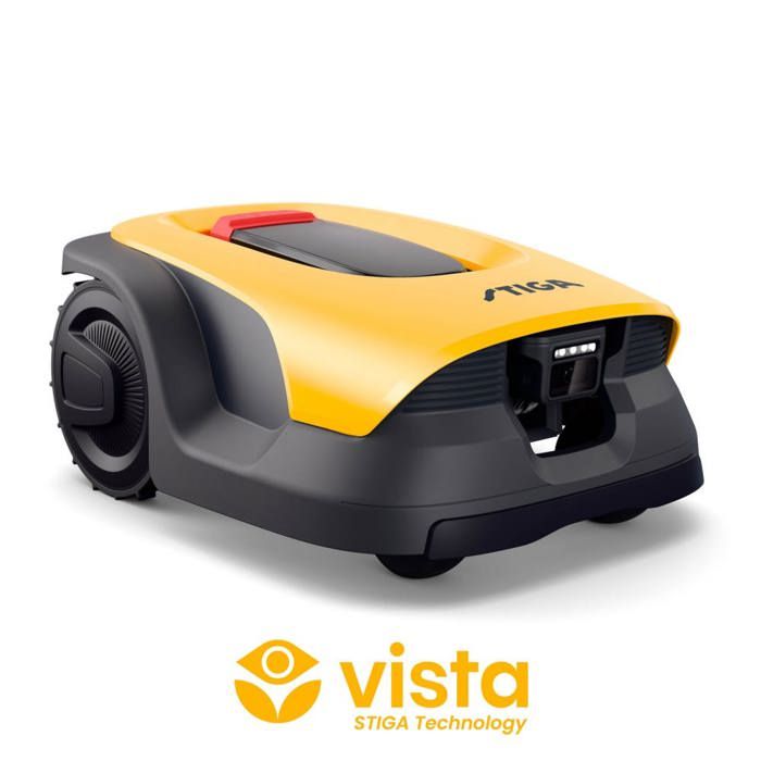 Robot tondeuse STIGA A 15V Surface 1500 m² Gestion 20 zones Caméra intelligente