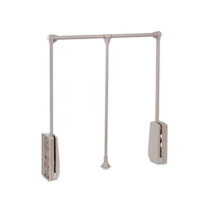 - Barre de penderie escamotable tringle relevable penderie rabattable pour armoire largeur réglable 600-830mm BARRE DE PENDERIE