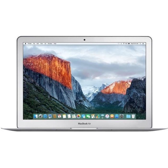Top achat PC Portable Apple MacBook Air Core i7 2.2 GHz OS X 10.12 Sierra 8 Go RAM 128 Go stockage flash 13.3" 1440 x 900 HD Graphics 6000 Wi-Fi CTO pas cher