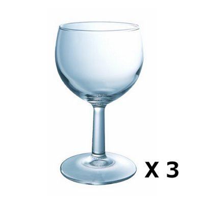 verre a pied 15 cl ballon lot de 3 achat vente verre a vin cdiscount