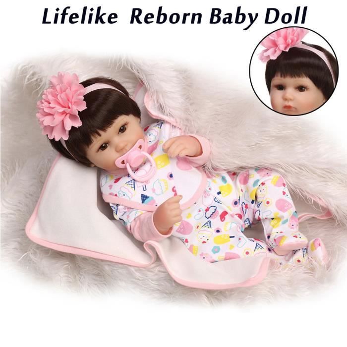 40 Cm Arrivee A La Main En Silicone Adorable Realiste Bebe Reborn Baby Doll Poupee 819 Cdiscount Jeux Jouets
