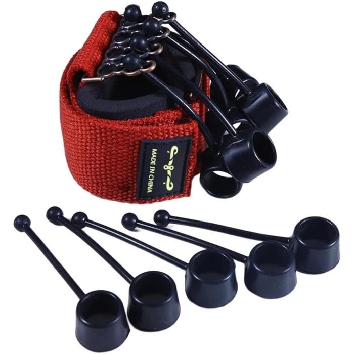 Poignet de force musculation, gris foncé DOMYOS