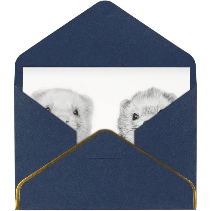 Lot De 12 Cartes De Vœux Vierges Avec Enveloppes - Thème Bonbons Réglisse, Multicolores, Toutes Occasions