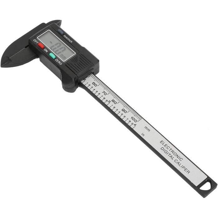 Pied à Coulisse Numérique Rechargeable USB-C - Précision 0,01 Mm - Tailles 150, 200 Ou 300 Mm - Acier Inoxydable