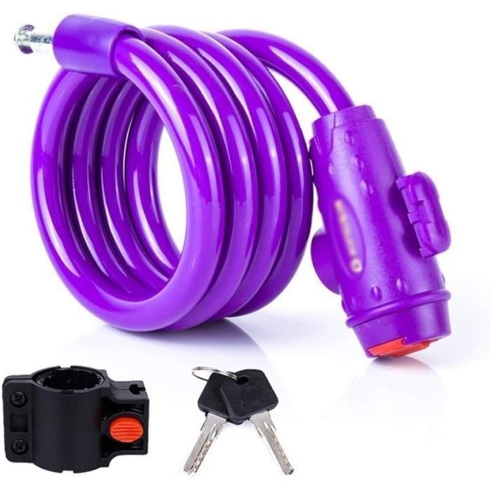 Antivol Vélo Chaîne INTEKIN – 34 Pouces (8 M), Robuste, Lourd, Avec Clé, Occasion