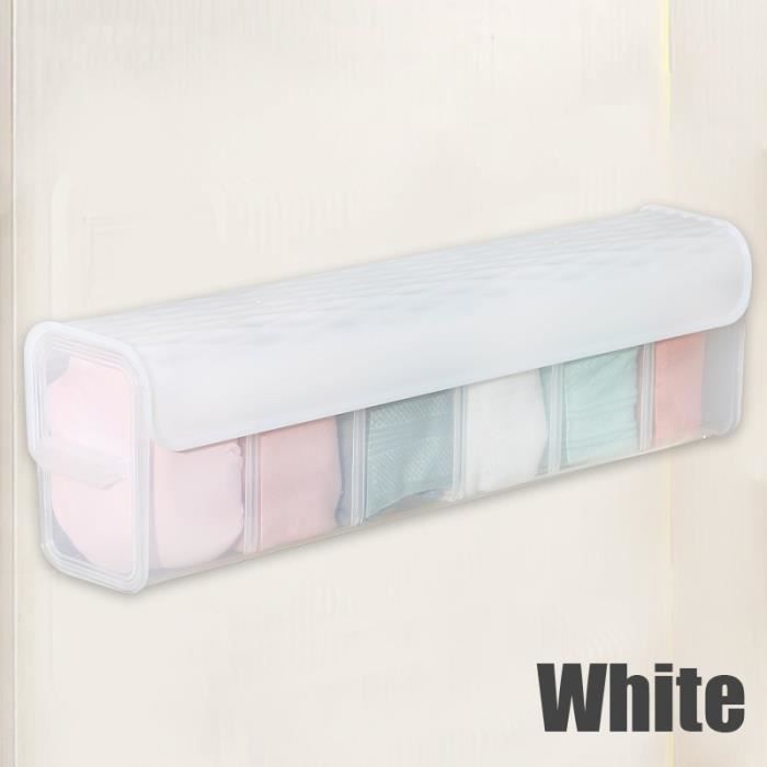 Bo te de Rangement Murale 6 Grilles Transparente pour Sous