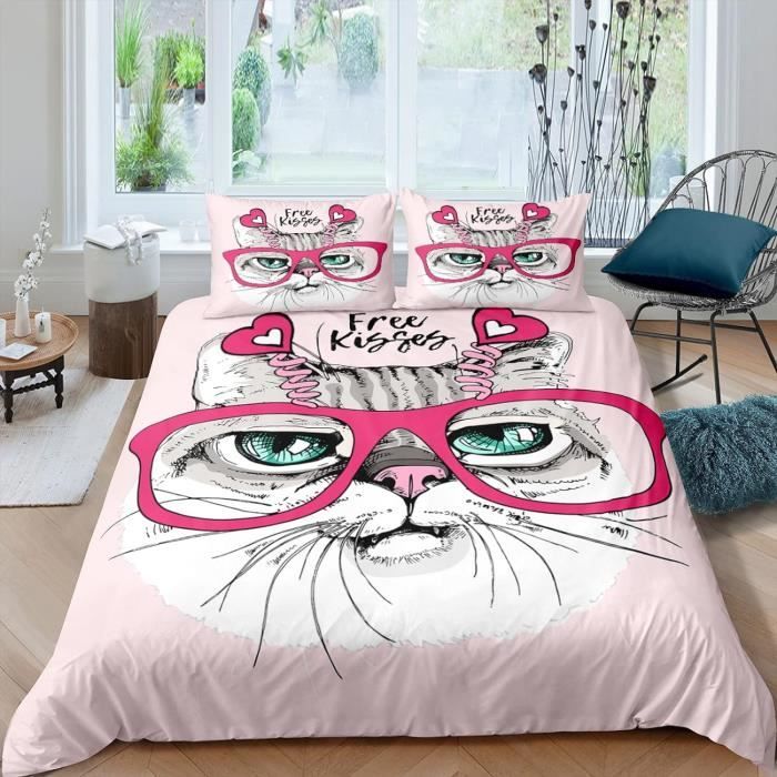 Couette Fille Pottery Barn - Motif Animaux - Format Jumeau (Twin) - Neuve Sans Emballage