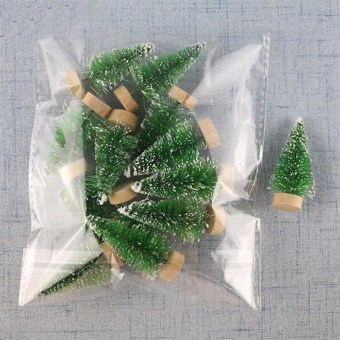 Toyvian Lot de 2 arbres artificiels miniatures Cyprès - Pour table de sable - Décoration de scène - Taille M