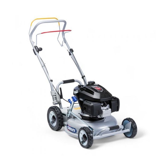 Tondeuse thermique tractée 46 cm mulching extra-fin moteur Honda 166cm³