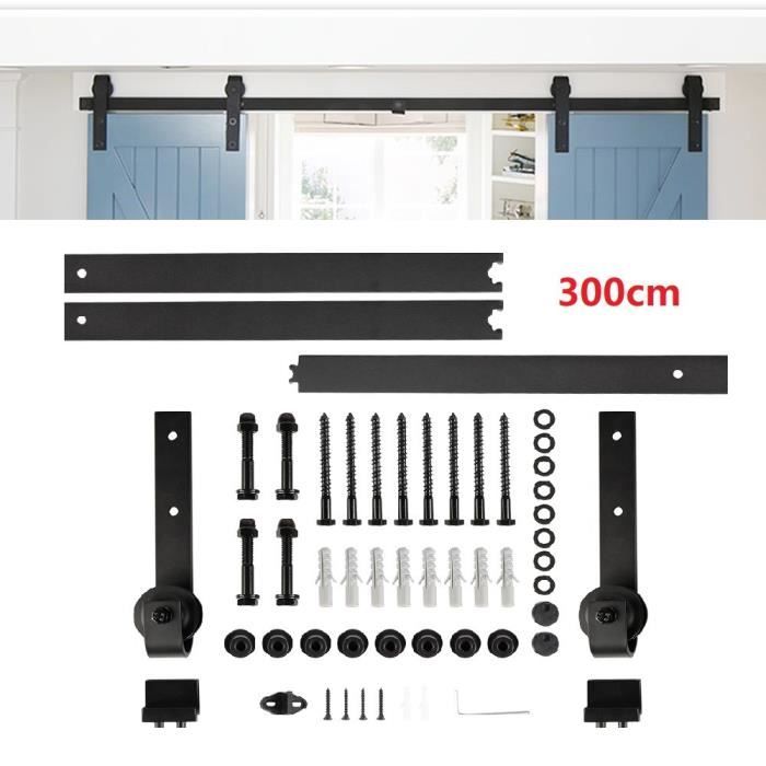 Kit Rail Double Porte Coulissante 300 Cdiscount