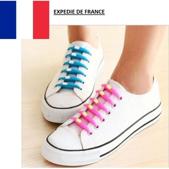 Lacets Élastiques En Silicone Sans Nœud - Étanches, Confortables - Pour Adultes Et Enfants (Lot De 16 Ou 12)