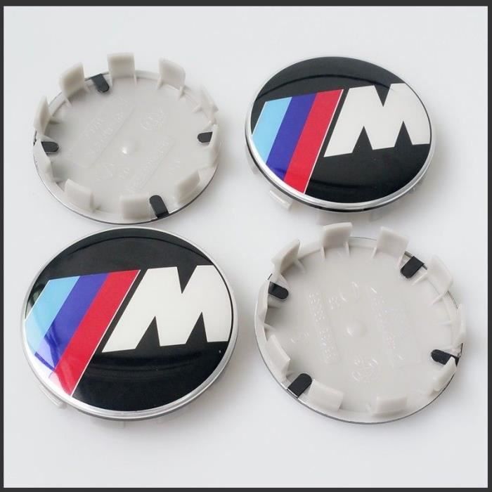 LOGO M POUR BMW CACHE MOYEU CLIPSABLE CENTRE DE ROUE JANTES 68MM