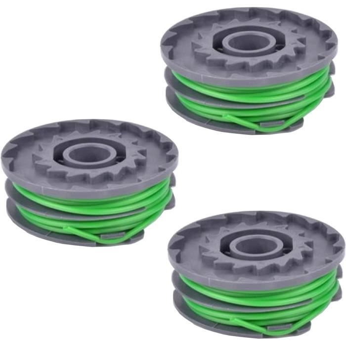 Spares2go Twin Line & Spule Für Flymo Trimmer/Rasentrimmer – Passend Für Viele Modelle (1,5 Mm Schnur, 2x5 M, Blau)