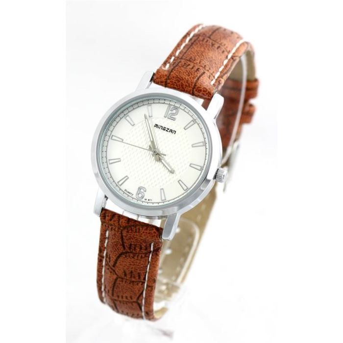 Montre Femme Bracelet Cuir Marron 94 Marron, - Achat/vente ...