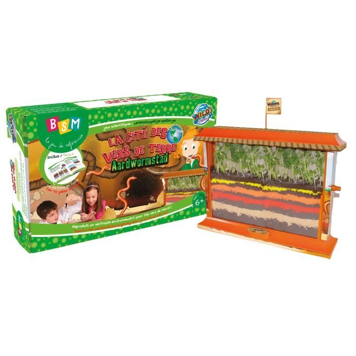 Bsm La Cite Des Vers De Terre Achat Vente Nature Animaux Cdiscount