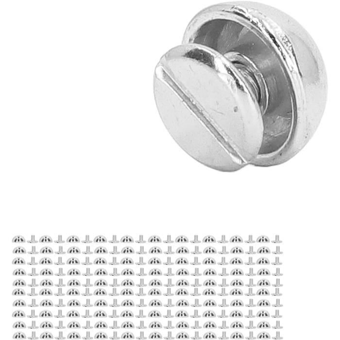 Kit de rivets en cuir, goujons de rivets en métal tubulaire en alliage