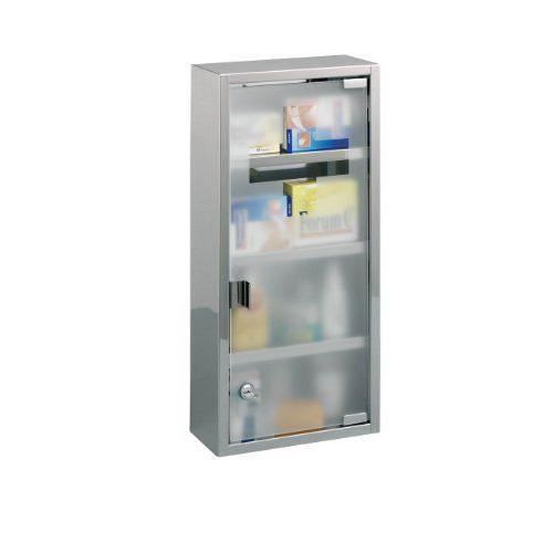 Zeller armoire à pharmacie inox 27 x 12 x 57 cm — 1 pièce gris Zeller armoire à pharmacie inox 27 x 12 x 57 cm — 1 pièce gris