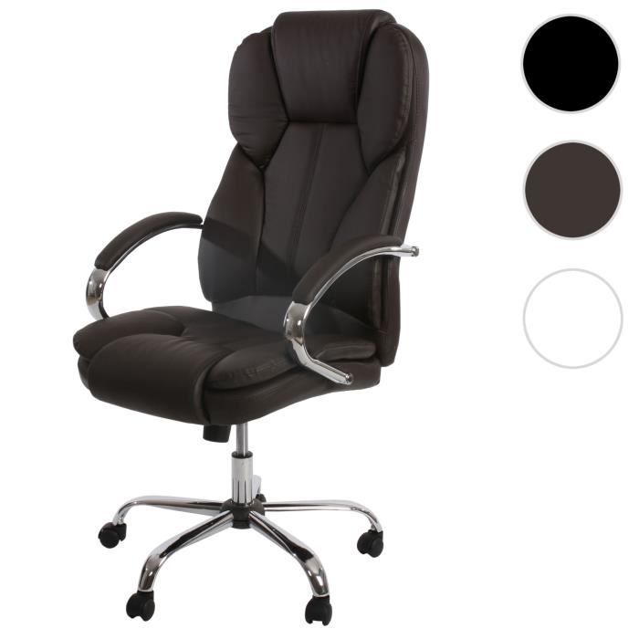 Fauteuil De Bureau Chaise Siege Noir Ergonomique Classique 150 Kg Max 0512012 Achat Vente Chaise De Bureau Cdiscount
