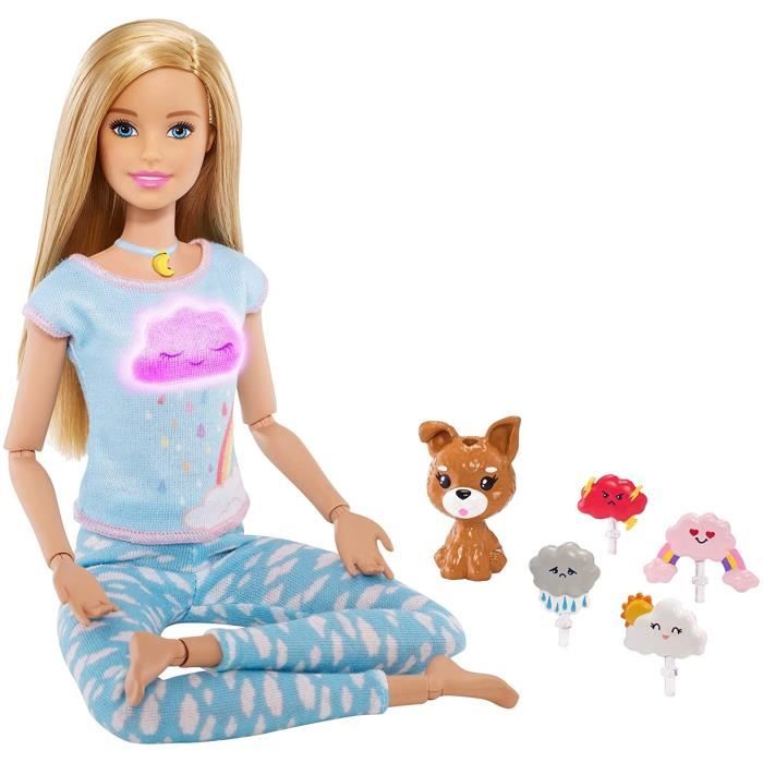 Barbie - habit poupee mannequin - robe chiens avec petit chien beige -  vetement - tenue - accessoire - Accessoire poupée - Achat & prix