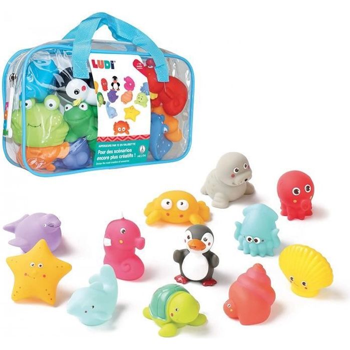 Ludi 12 Animaux Marins En Plastique Pour Jouer Dans Le Bain Des 6 Mois Animaux Arroseurs Rigolos Sac De Rangement Inclus Jouet Cdiscount Puericulture Eveil Bebe Ludi 12 Animaux Marins En Plastique Pour Jouer Dans Le Bain Des 6 Mois Animaux Arroseurs Rigolos Sac De Rangement Inclus Jouet Cdiscount Puericulture Eveil Bebe