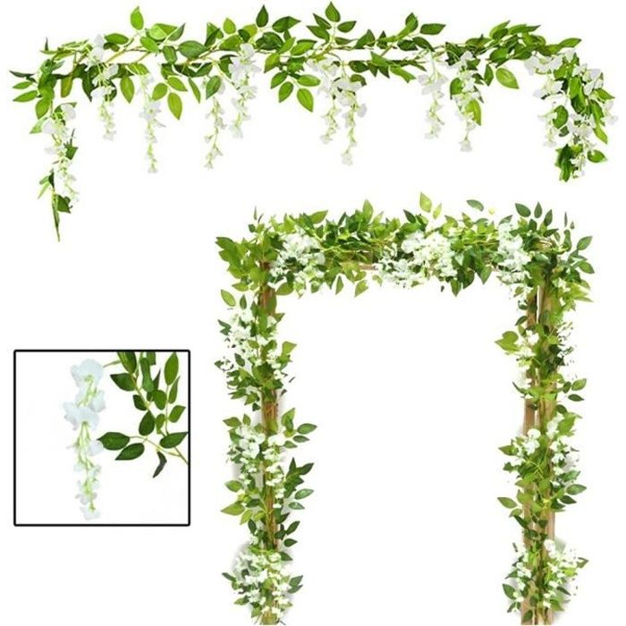 Guirlande De Vigne Artificielle Pour Noël - Décor Réutilisable, 1,8 M, Pour Intérieur Et Extérieur - 2