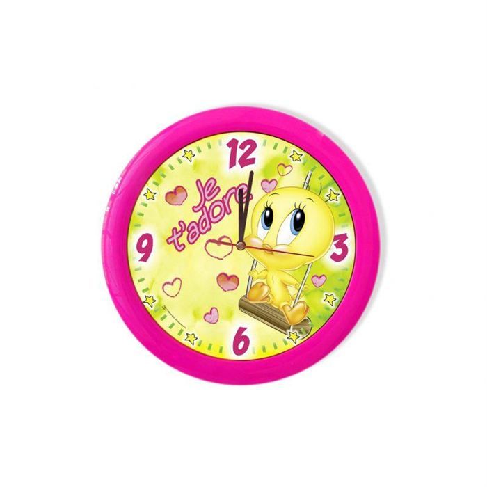 Pendule Titi Bebe Je T Adore Cdiscount Maison