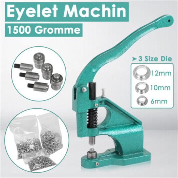 Garnaco Machine A Oeillet Rivets Manuelle Presse A Cremaillere Professionnelle 3 Matrices Et 1500 Achat Vente Riveuteuse Pince Garnaco Machine A Oeillet Cdiscount
