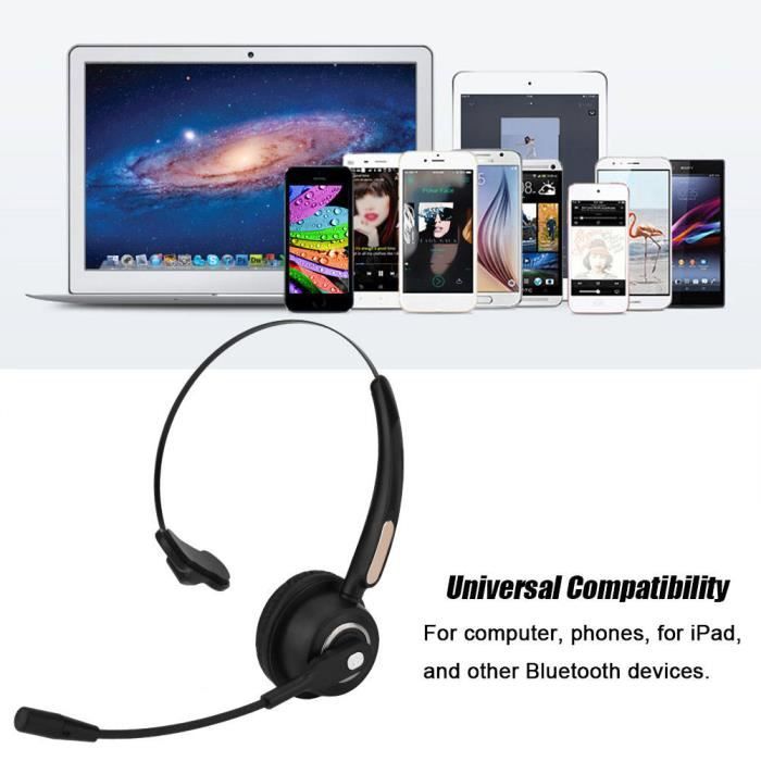 Casque de téléphone de bureau sans fil avec téléphone