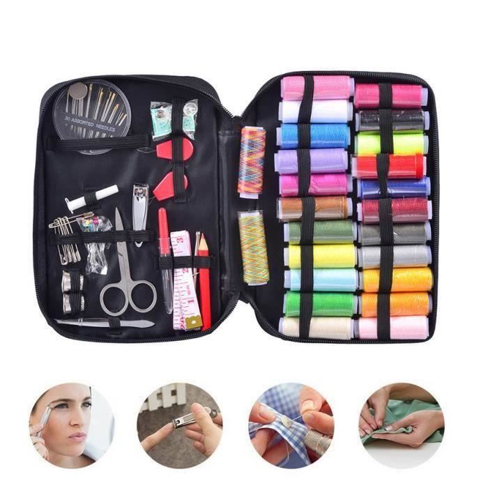 Kit De Couture Pour Cuir 48 Pièces - Robuste Pour Réparation Sièges Voiture, Chaussures, Sacs