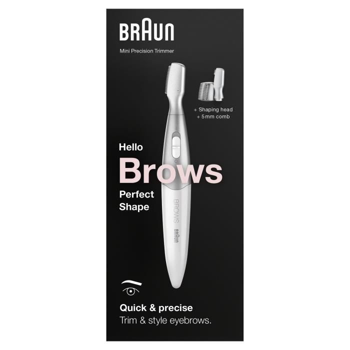 BRAUN Mini tondeuse de précision pour sourcils FG1106 - vue 5