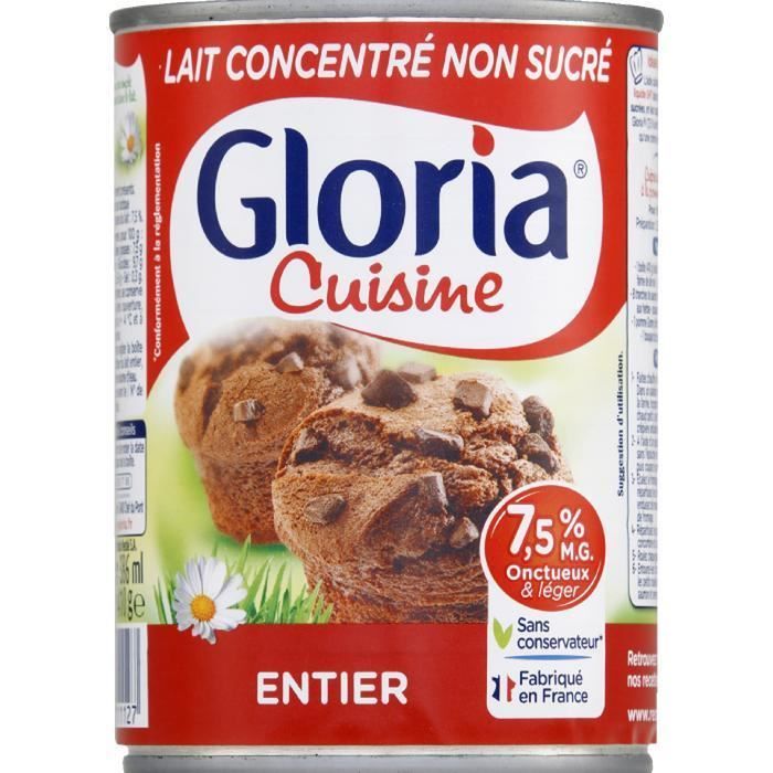 Gloria Lait Entier 410g Cdiscount