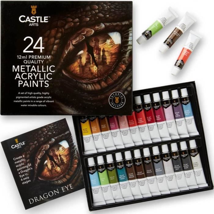 Mega Set de Peintures Métalliques